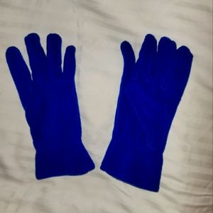New blue Fleece gloves